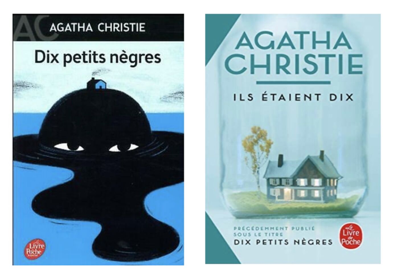 Couverture Livre Agatha Christie - les dix petits nègres